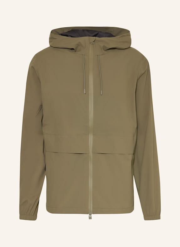 RAINS SUVA rain jacket DARK GREEN