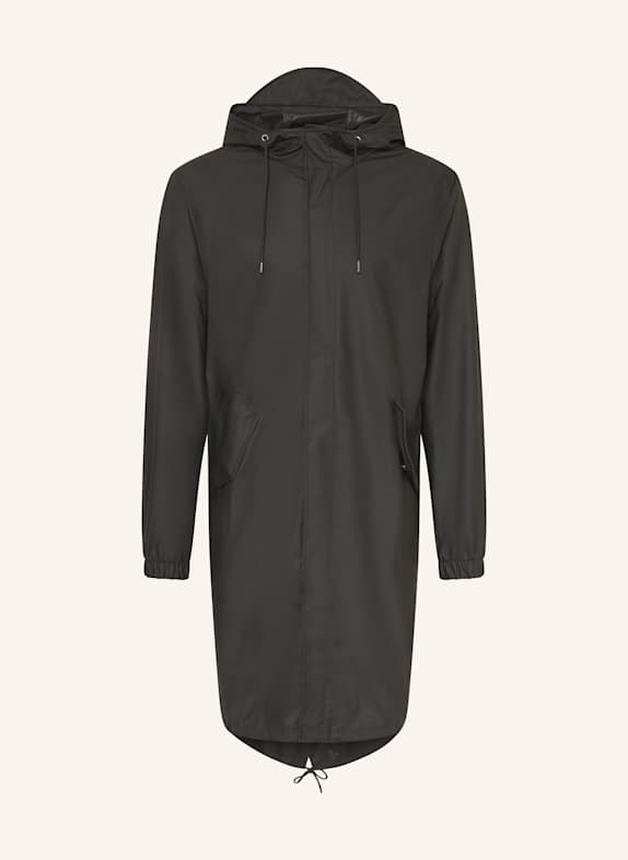 RAINS Rain jacket BLACK