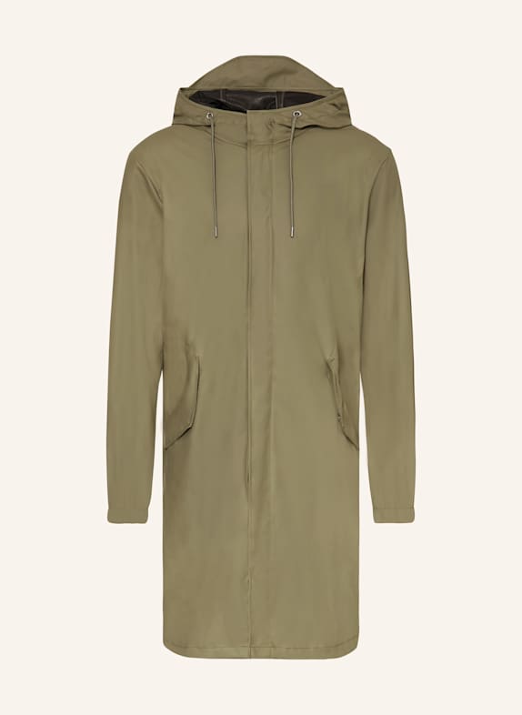 RAINS Regenjacke DUNKELGRÜN