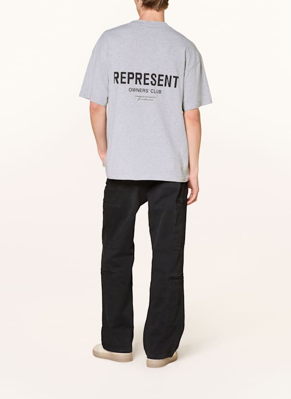 REPRESENT T-shirt GRIJS