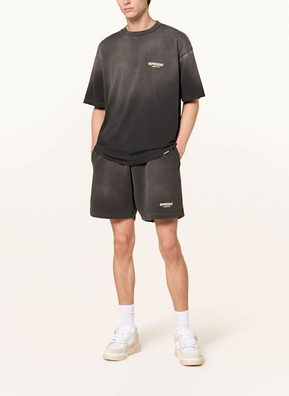 REPRESENT Sweatshorts ZWART