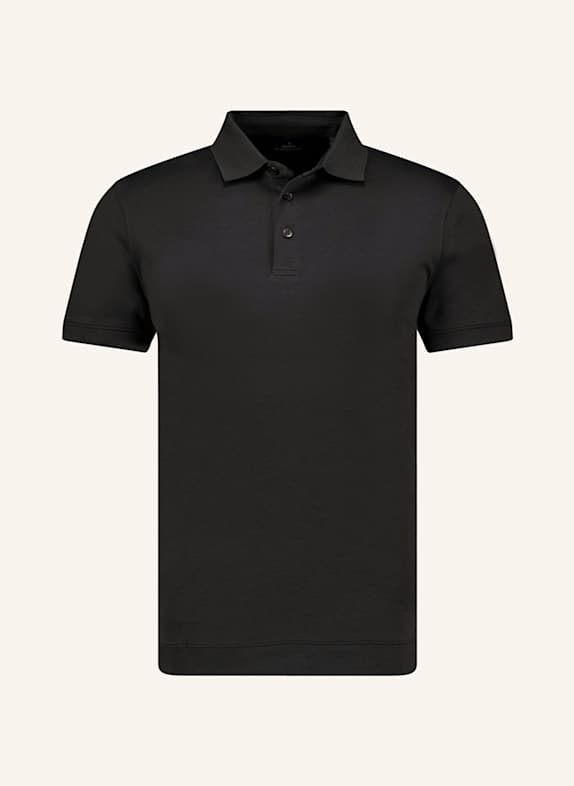 RAGMAN Koszulka polo z dżerseju CZARNY