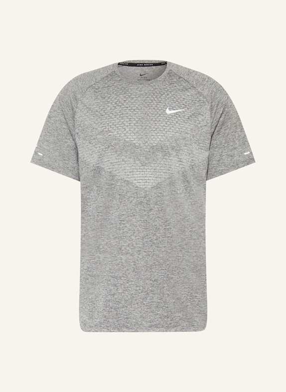 Nike Laufshirt STRIDE GRAU