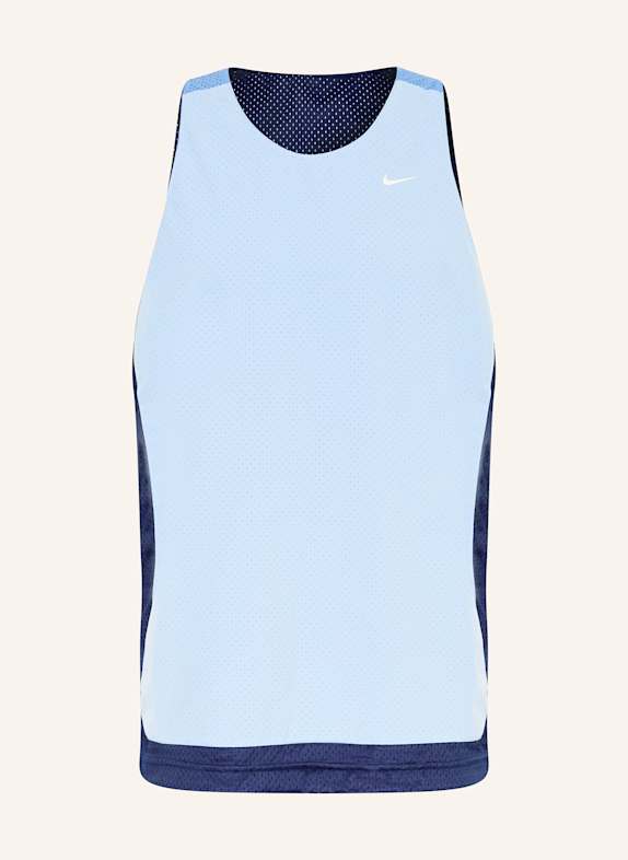 Nike Basketballtrikot zum Wenden HELLBLAU/ DUNKELBLAU