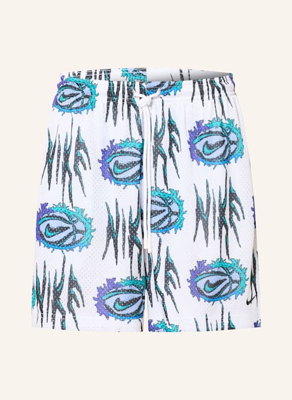Nike Basketballshorts PRACTICE WEISS/ SCHWARZ/ PETROL