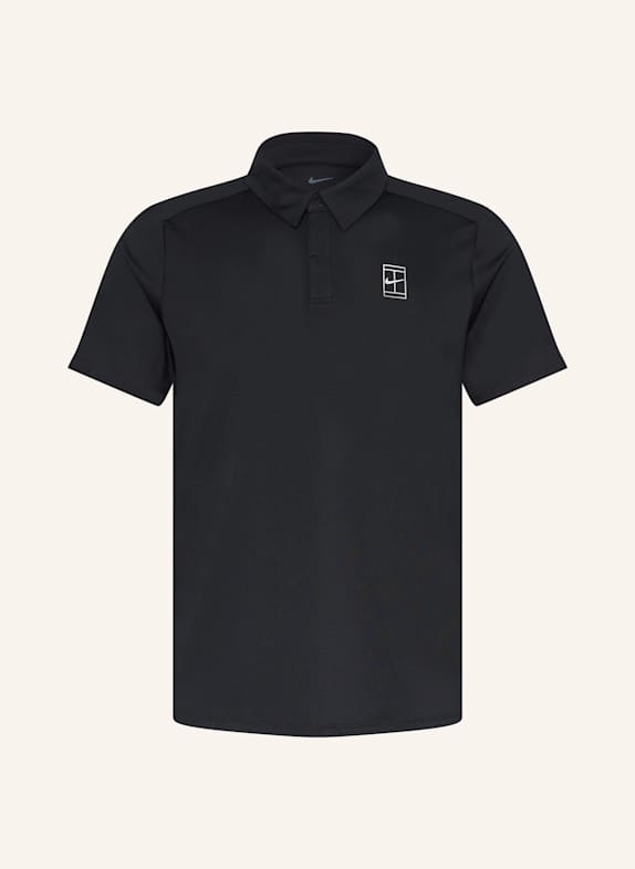 Nike Funkcyjna koszulka polo NIKECOURT ADVANTAGE CZARNY