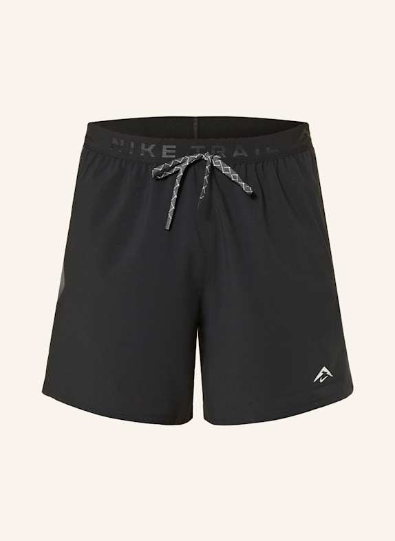 Nike 2-in-1 running shorts TRAIL BRIEF-LINED BLACK/ GRAY