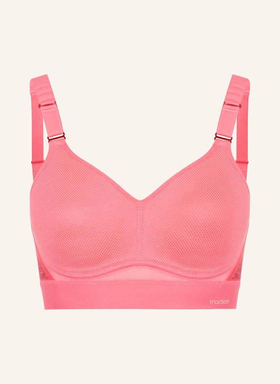 Triumph Sport-BH TRIACTION HYBRID LITE mit Mesh PINK