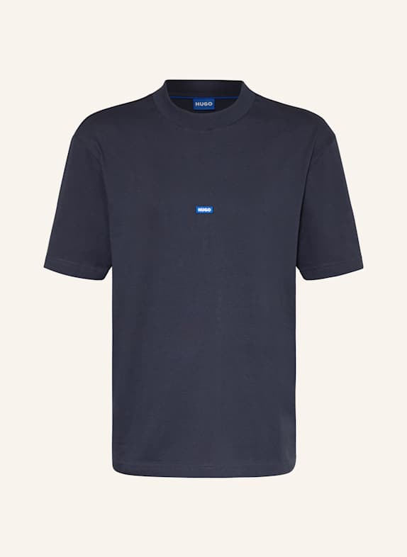 HUGO BLUE T-Shirt NIEROS DUNKELBLAU