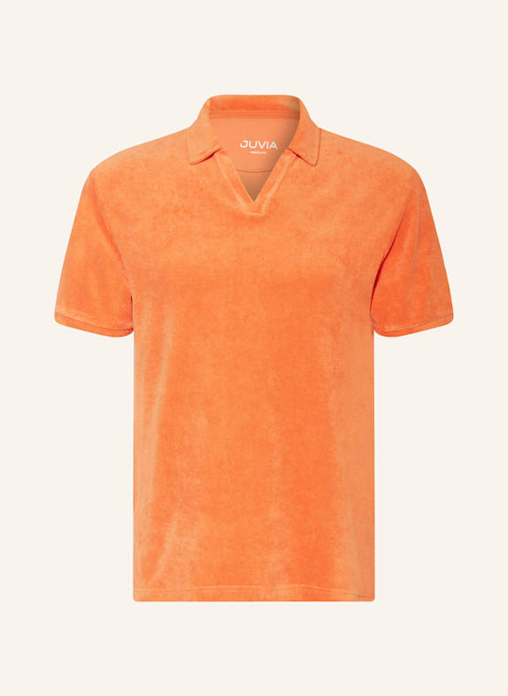 Juvia Terry cloth polo shirt ORANGE