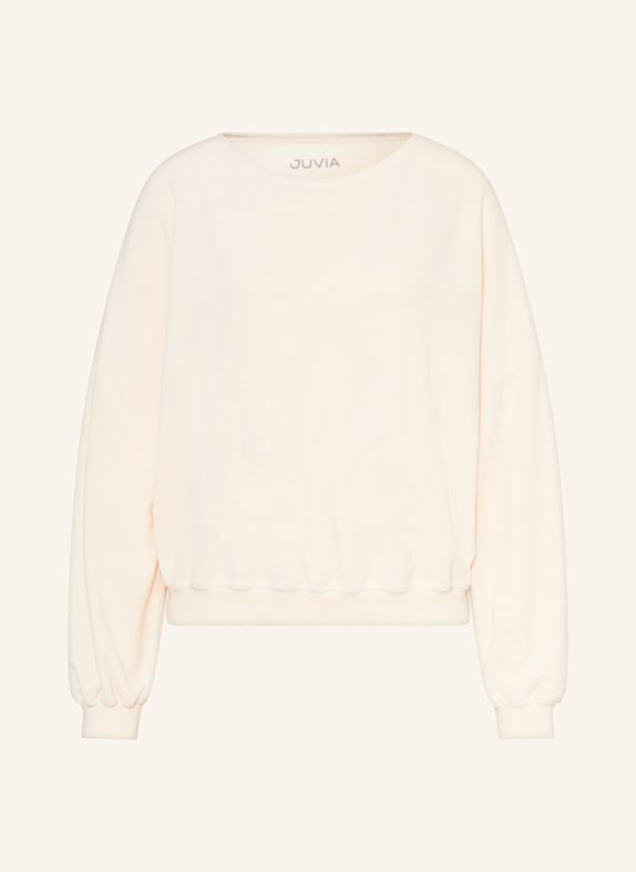 Juvia striped shirt jacket Grey ECRU