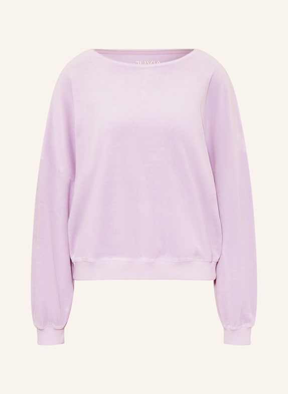 Juvia striped shirt jacket Grey LIGHT PURPLE