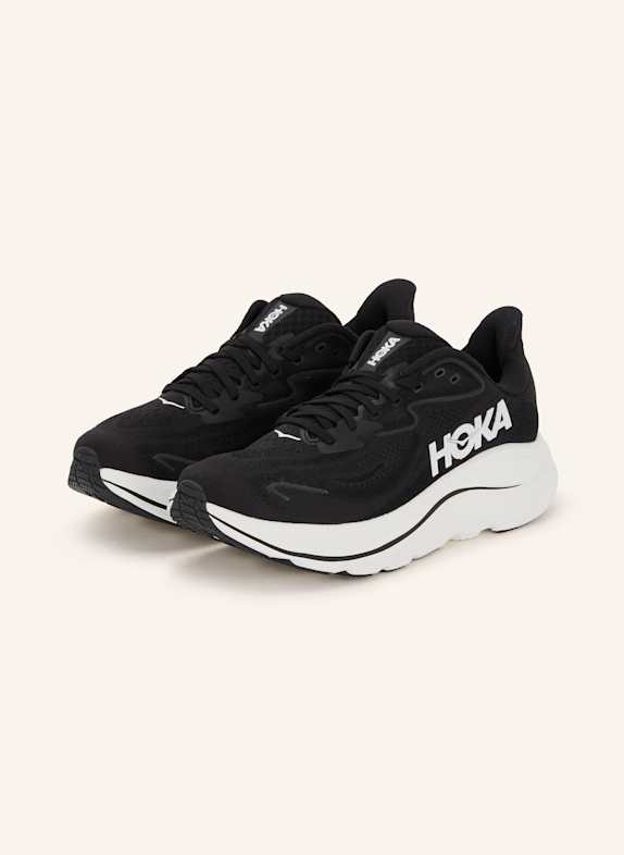 HOKA Laufschuhe CLIFTON 10 SCHWARZ/ WEISS