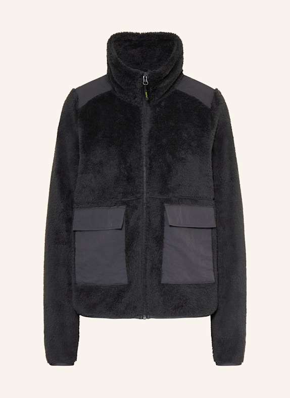me°ru' Fleecejacke NUNAVUT SCHWARZ