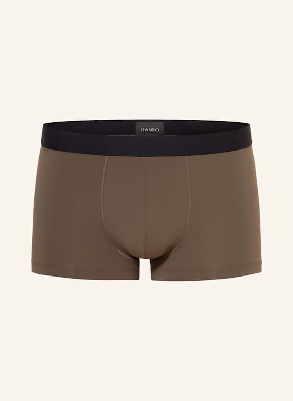 HANRO Bokserki MICRO TOUCH KHAKI