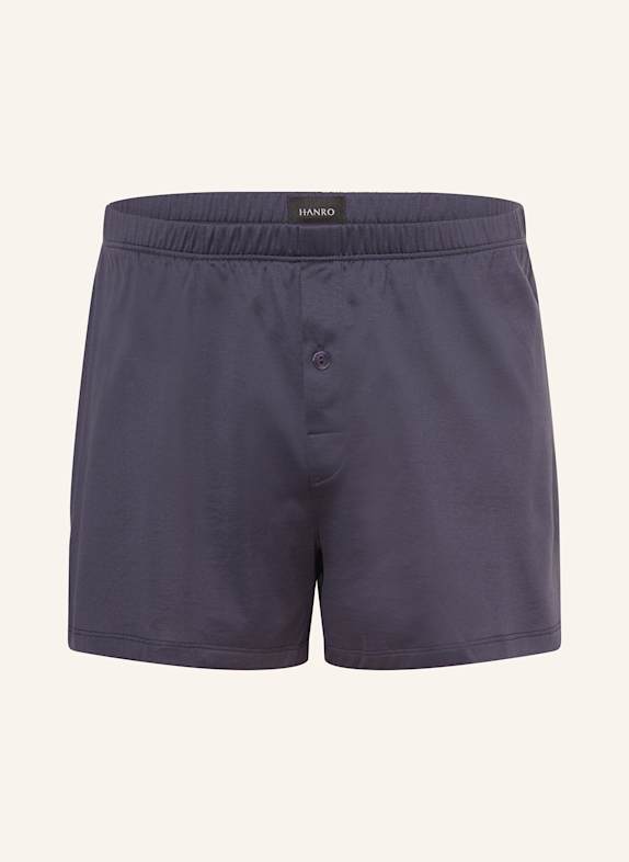 HANRO Bokserki COTTON SPORTY CZIEMNOSZARY
