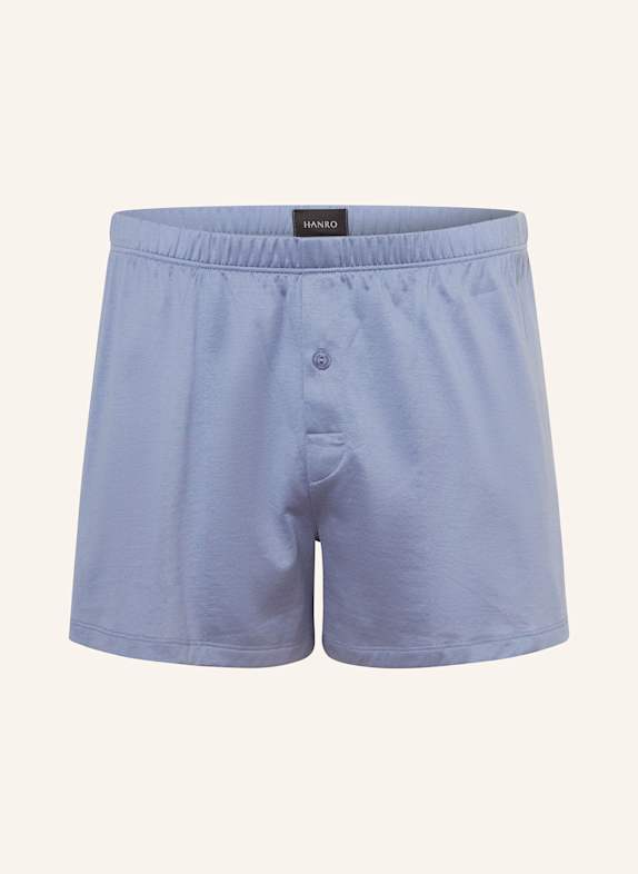 HANRO Bokserki COTTON SPORTY JASNONIEBIESKI