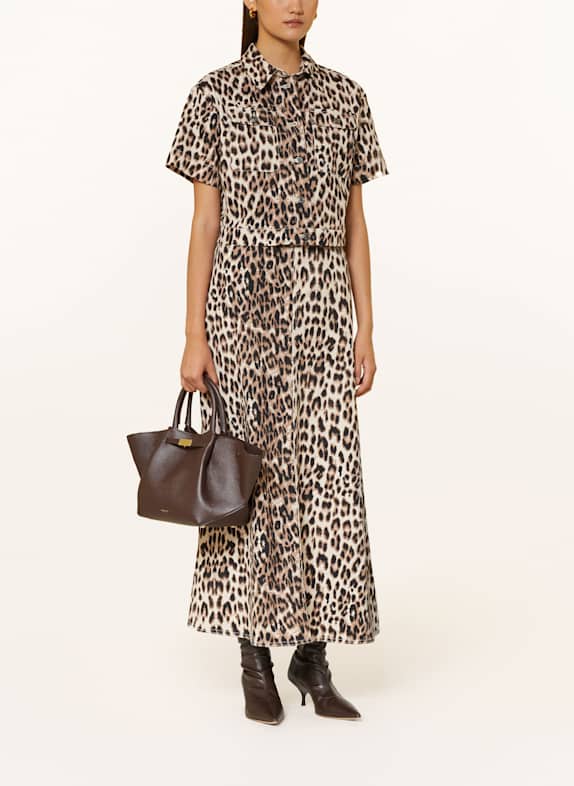 DEMELLIER Handtas THE MIDI NEW YORK MARRON FONCÉ