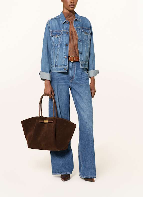 DEMELLIER Sacs cabas THE NEW YORK LARGE MARRON FONCÉ