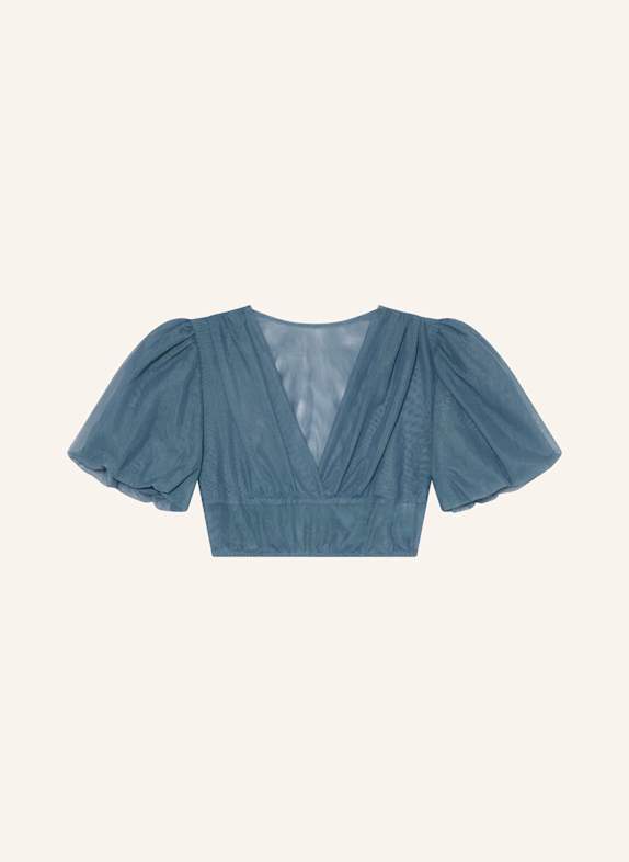 Johann & Johanna Dirndlbluse aus Mesh PETROL