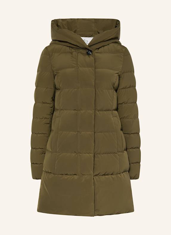 WOOLRICH Daunenmantel PRESCOTT KHAKI