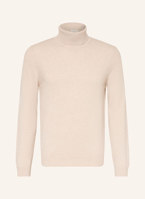 DANIELE FIESOLI Turtleneck sweater in cashmere CREAM