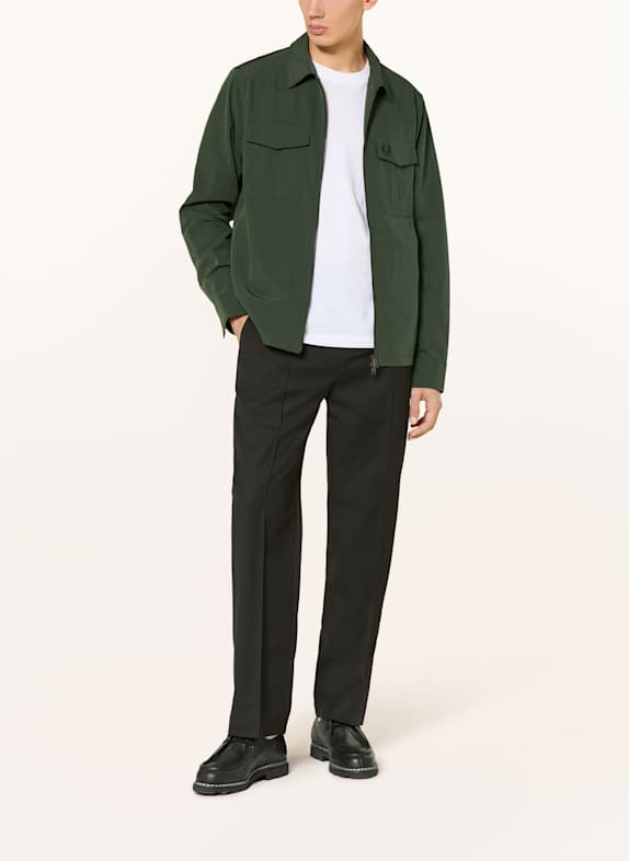 FRED PERRY Overjas DONKERGROEN