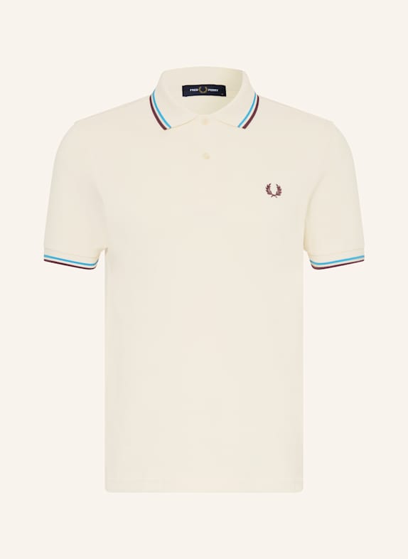 FRED PERRY Piqué polo shirt ECRU