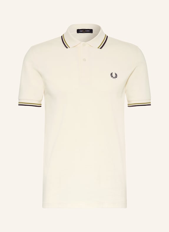 FRED PERRY Piqué-Poloshirt ECRU