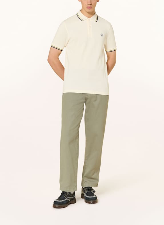 FRED PERRY Piqué poloshirt ECRU