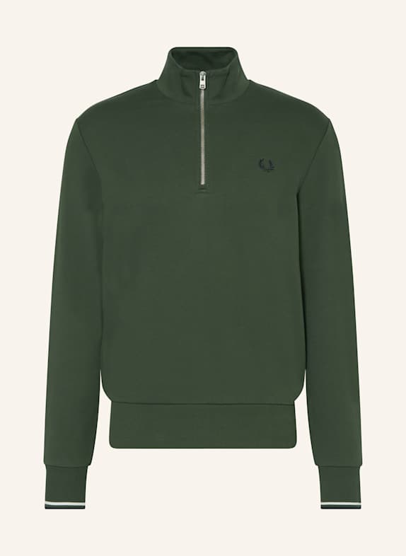 FRED PERRY Sweat-Troyer DUNKELGRÜN