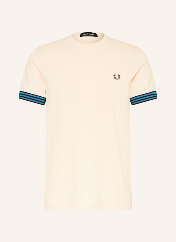 FRED PERRY Piqué T-shirt ECRU