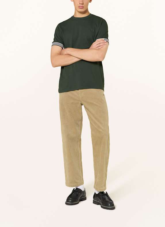 FRED PERRY T-shirt i piqué MØRKEGRØN