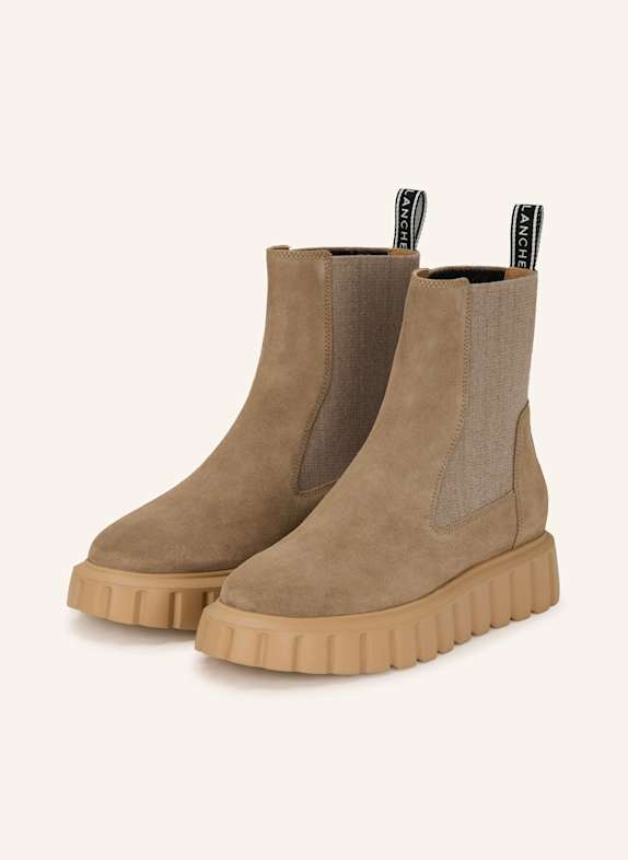 VOILE BLANCHE Chelsea boots GRENELLE LIGHT BROWN
