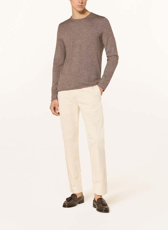 FTC CASHMERE Pullover mit Cashmere BRAUN