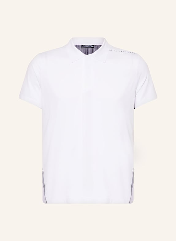 J.LINDEBERG Funkcyjna koszulka polo BIAŁY / CZARNY