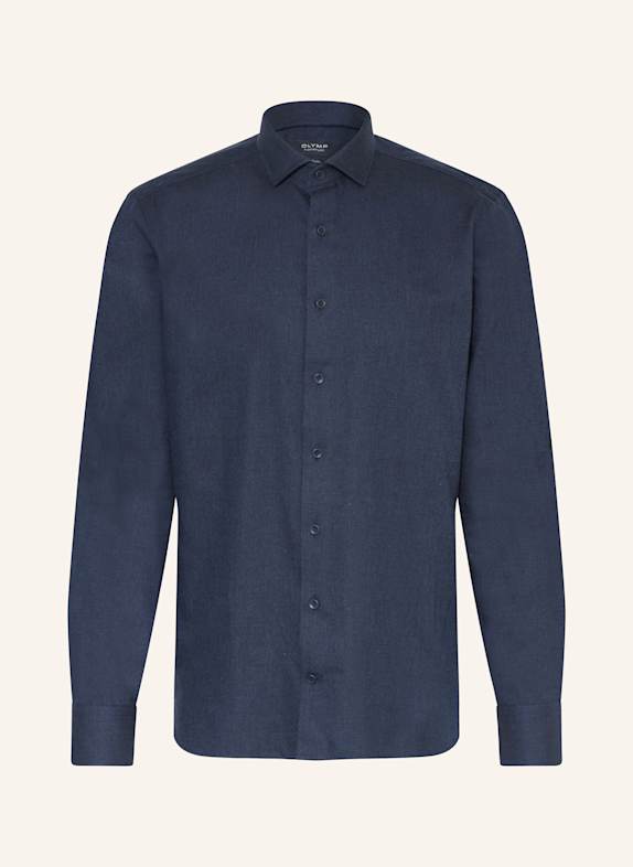 OLYMP SIGNATURE Flanellhemd casual fit DUNKELBLAU