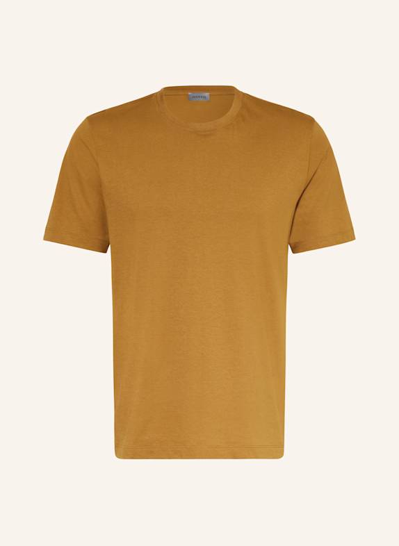 HANRO Schlafshirt LIVING COGNAC