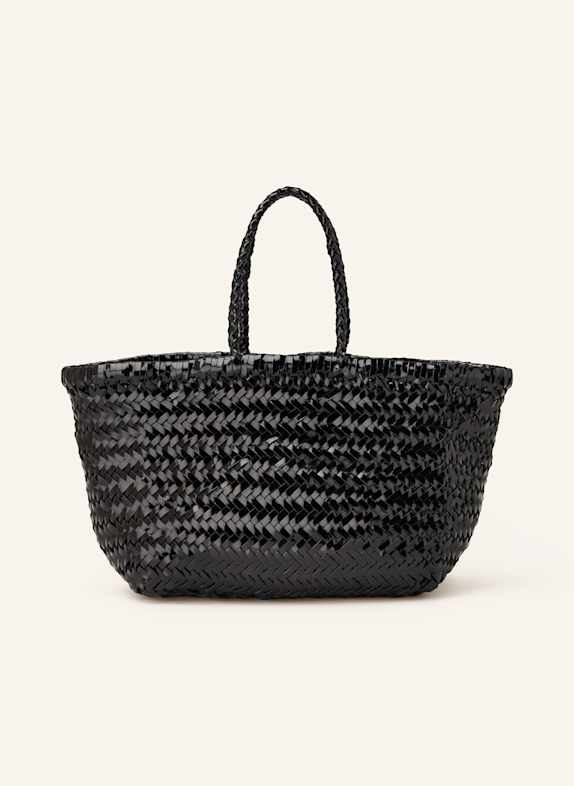 DRAGON DIFFUSION Handtasche BAMBOO TRIPLE JUMP SMALL SCHWARZ