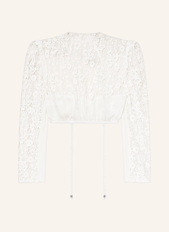 Gottseidank Dirndlbluse ERNESTA mit Spitze ECRU