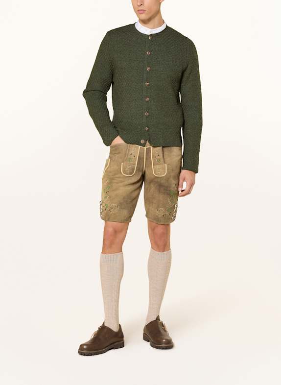 Gottseidank Gebreid vest XAVER OLIJF