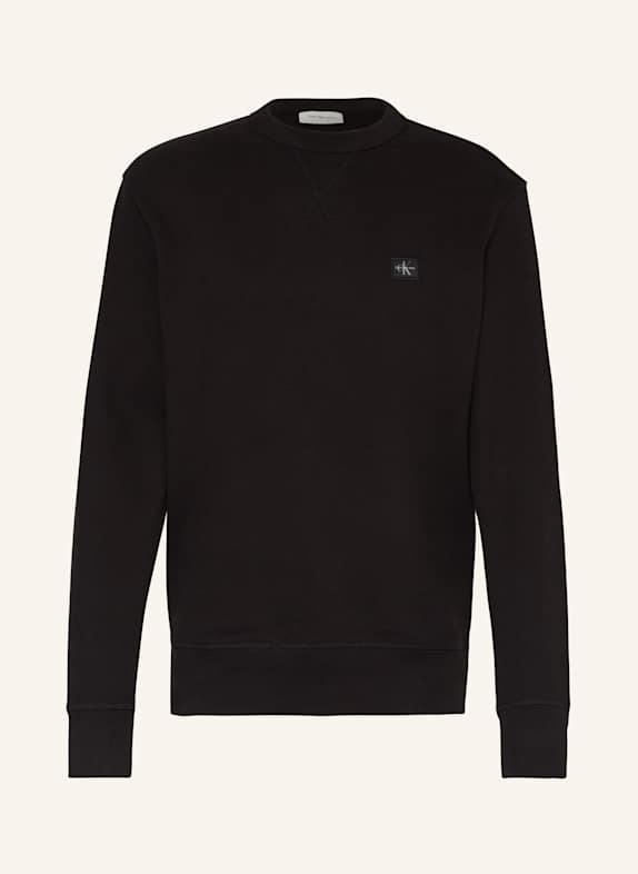 ceinture élastique Calvin Klein emblématique Sweatshirt SCHWARZ