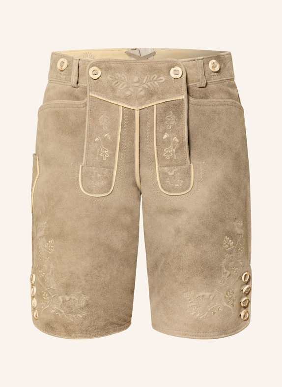 OSTARRICHI Pantalon en cuir traditionnel URSPRUNG BEIGE