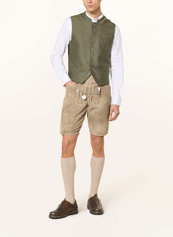 OSTARRICHI Trachten leather trousers URSPRUNG BEIGE