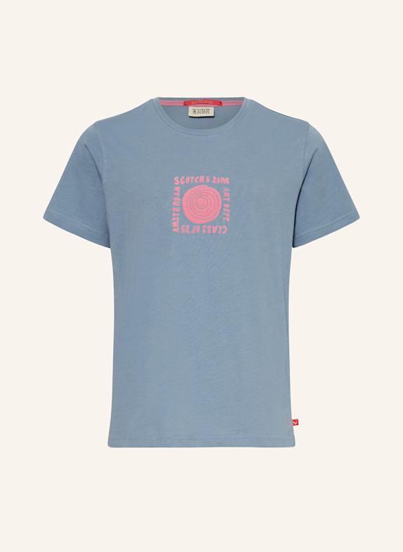 SCOTCH & SODA T-Shirt BLAUGRAU