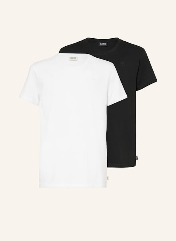 SCOTCH & SODA 2er-Pack T-Shirts CORE SCHWARZ/ WEISS