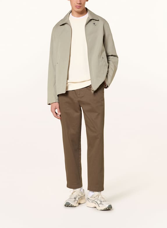 Barbour Kurtka FERNPORT JASNOZIELONY
