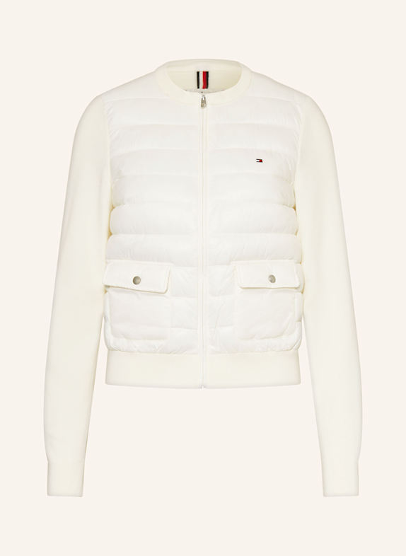 TOMMY HILFIGER Steppjacke im Materialmix ECRU