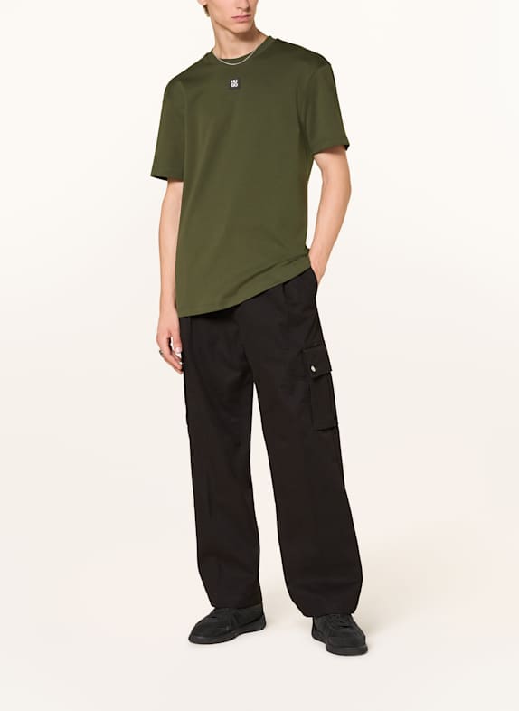 HUGO T-Shirt DALILE DUNKELGRÜN