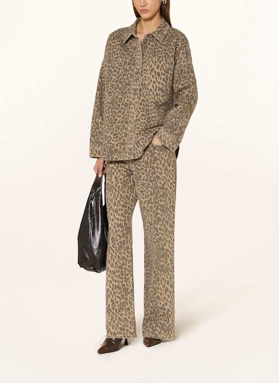 MOS MOSH Overshirt MMEMME CAMEL/ GRAY